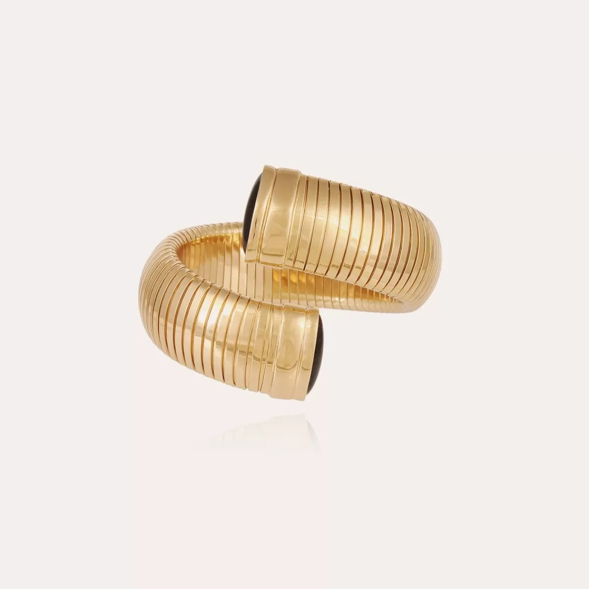 Gas Bijoux Bracelet Antigone doré - Nacre grise Discount