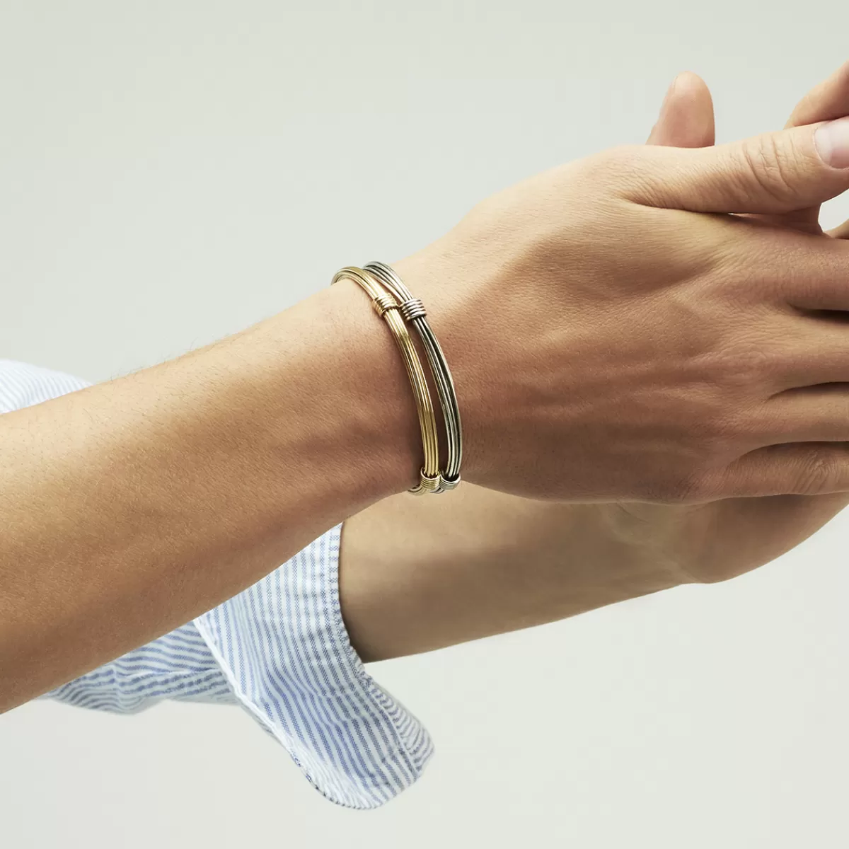 Gas Bijoux Bracelet Ariane grand modèle argenté Discount