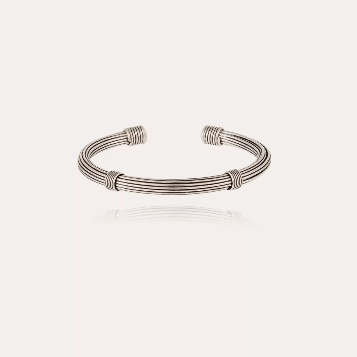 Gas Bijoux Bracelet Ariane très grand modèle argenté Best Sale