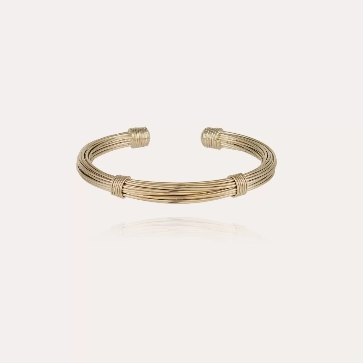 Gas Bijoux Bracelet Ariane très grand modèle doré Clearance