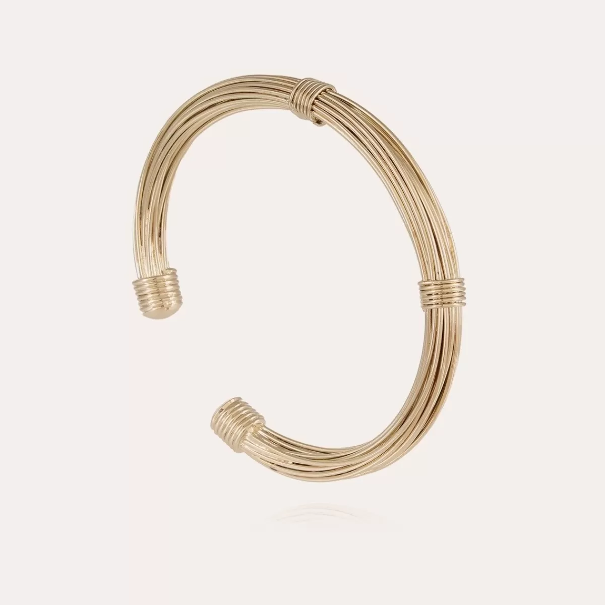 Gas Bijoux Bracelet Ariane très grand modèle doré Clearance