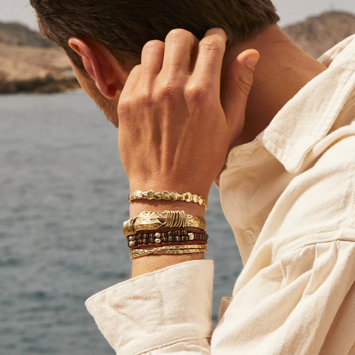 Gas Bijoux Bracelet Arrow doré Outlet
