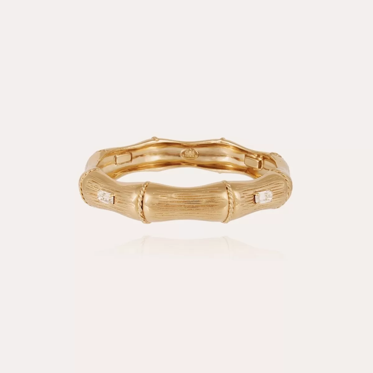 Gas Bijoux Bracelet Bambou strass doré Cristal Sale