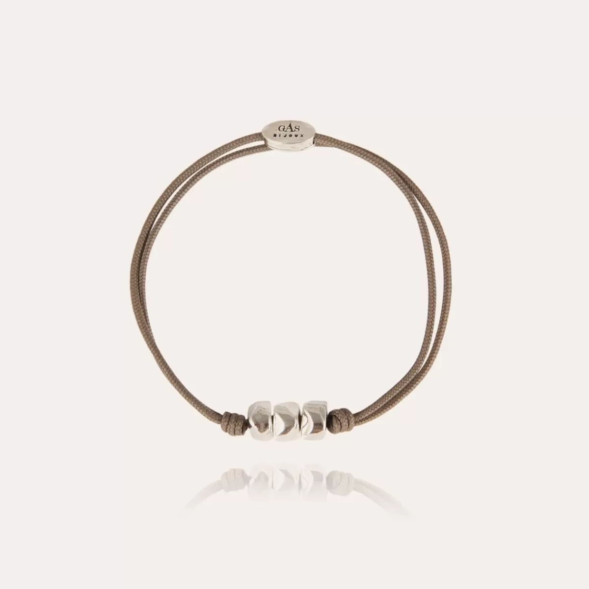 Gas Bijoux Bracelet Cailloux grand modèle argenté Store