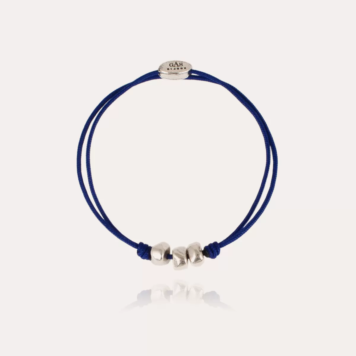 Gas Bijoux Bracelet Cailloux grand modèle argenté Shop