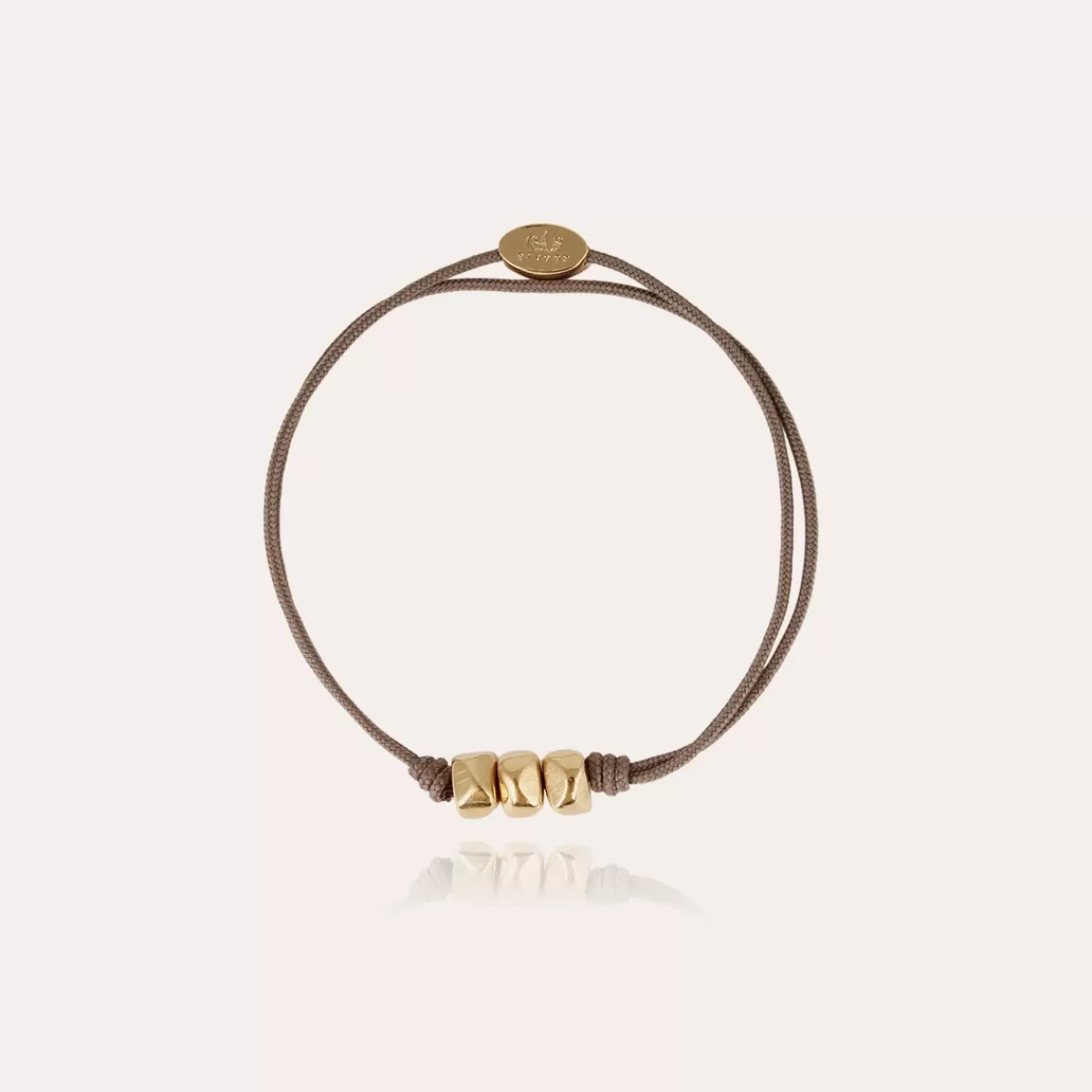 Gas Bijoux Bracelet Cailloux grand modèle doré Cheap