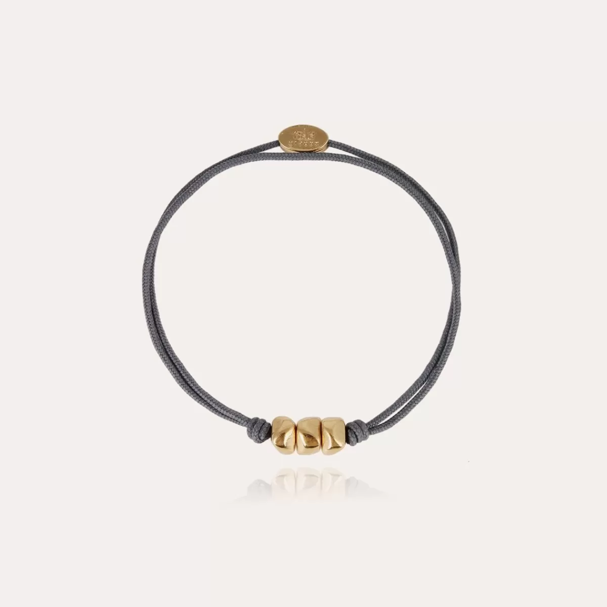 Gas Bijoux Bracelet Cailloux grand modèle doré Store