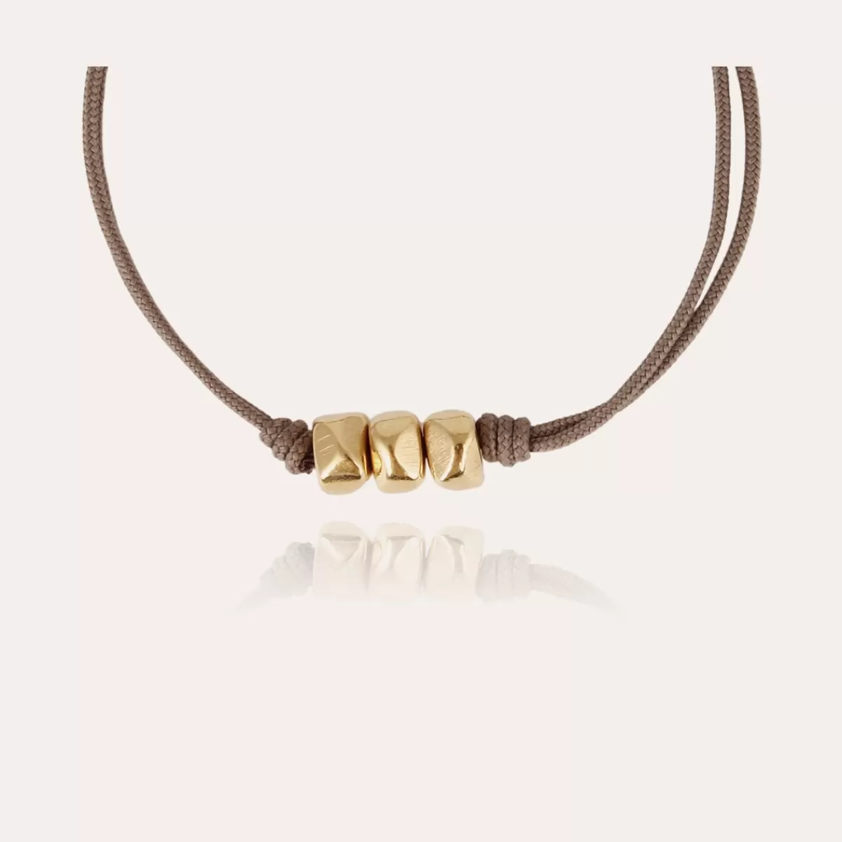 Gas Bijoux Bracelet Cailloux grand modèle doré Cheap
