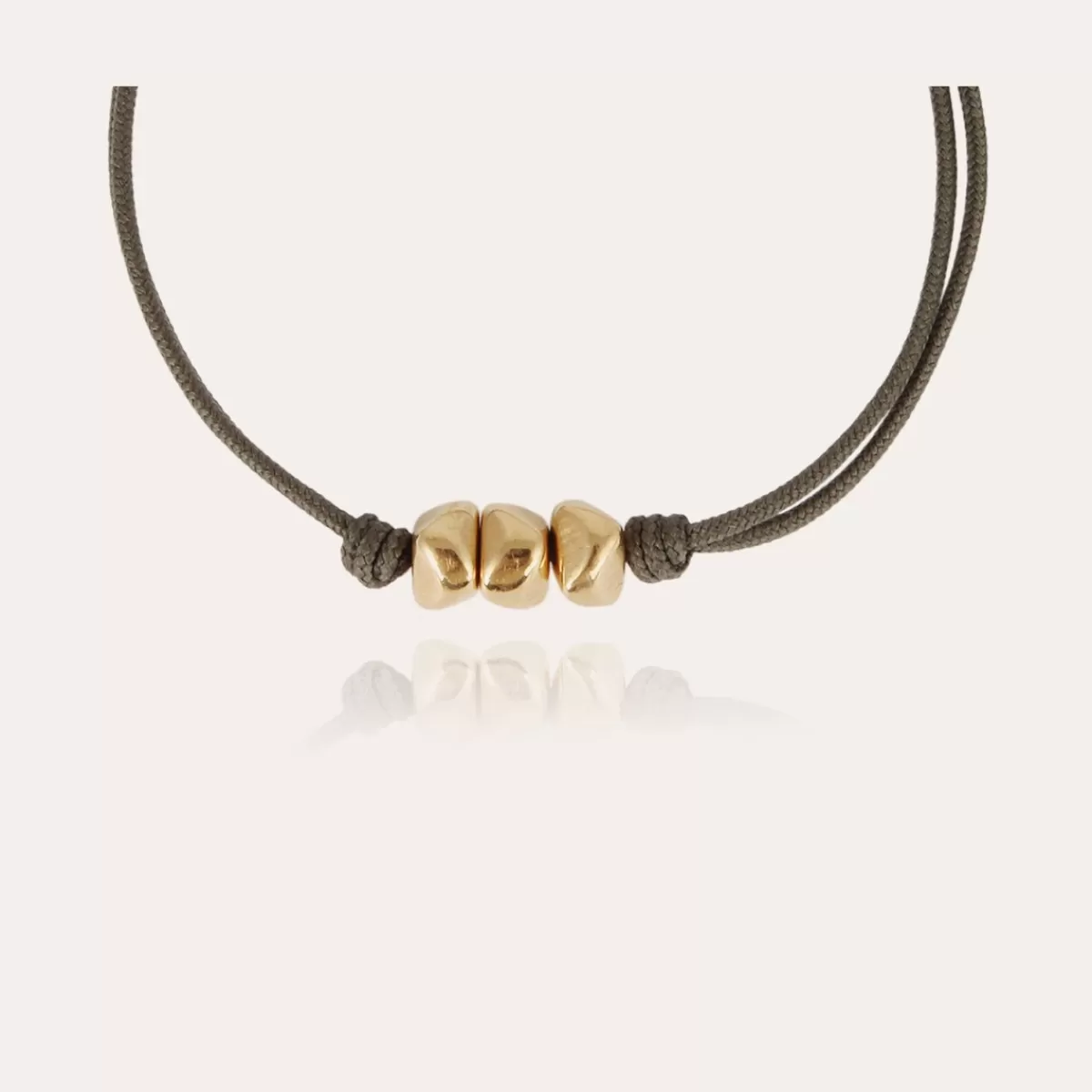 Gas Bijoux Bracelet Cailloux grand modèle doré New
