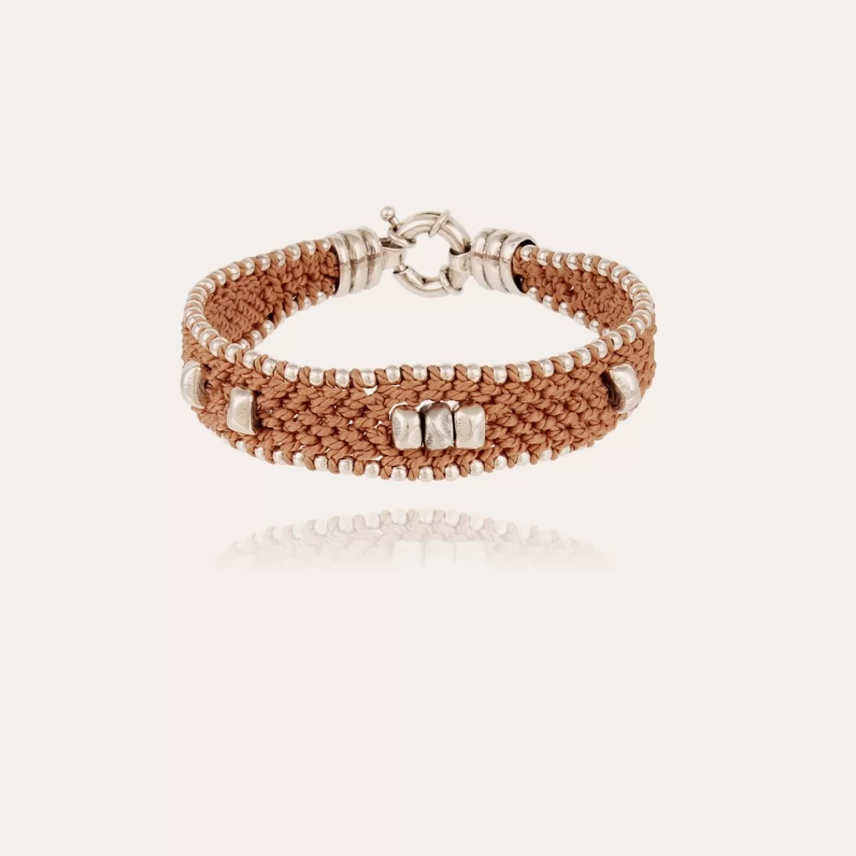 Gas Bijoux Bracelet Colin grand modèle argenté Best