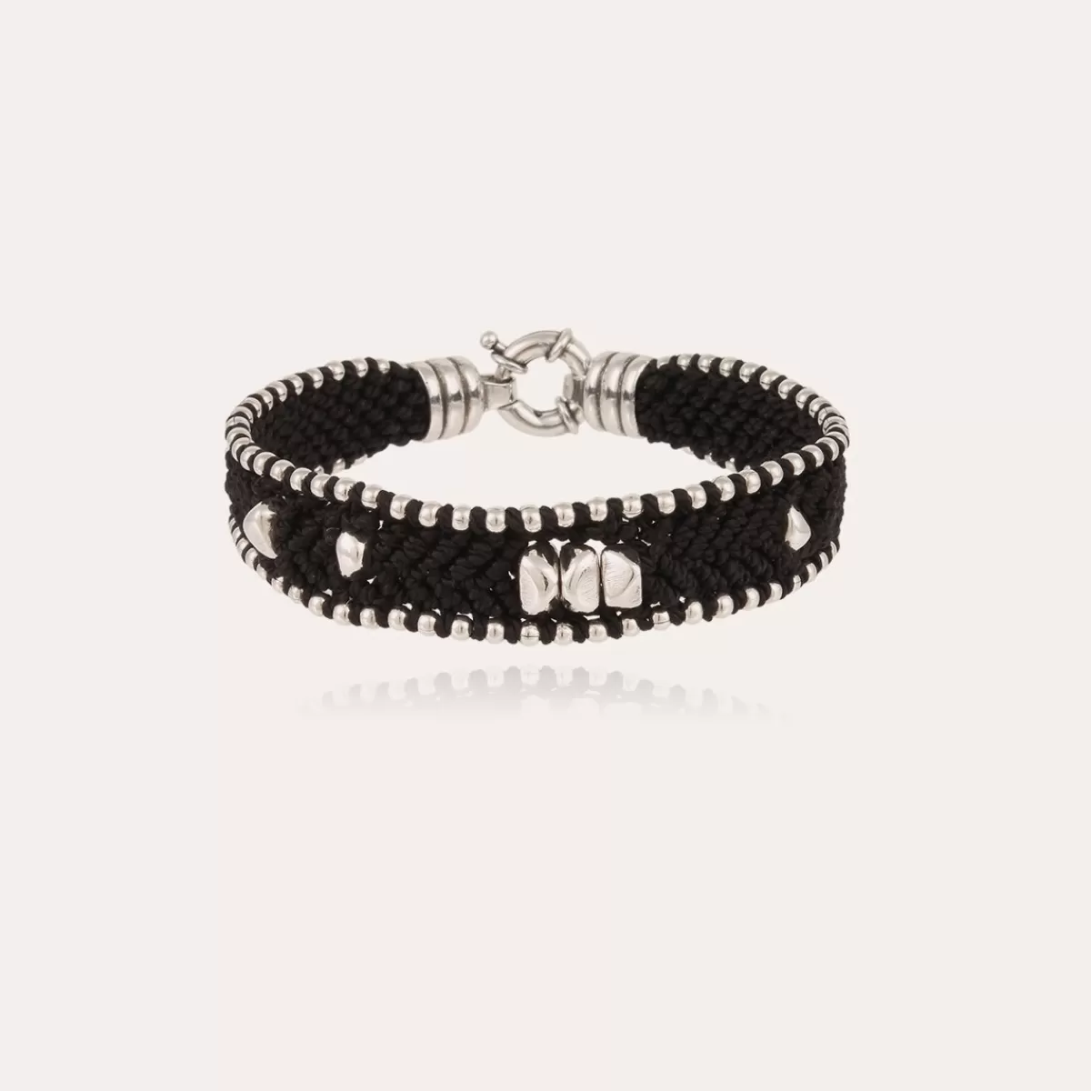Gas Bijoux Bracelet Colin grand modèle argenté Best