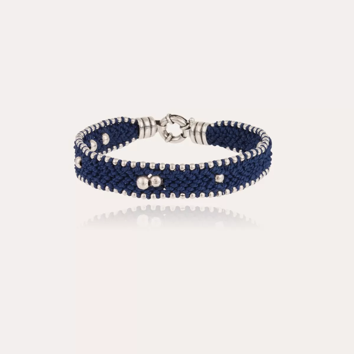 Gas Bijoux Bracelet Colin grand modèle argenté Outlet