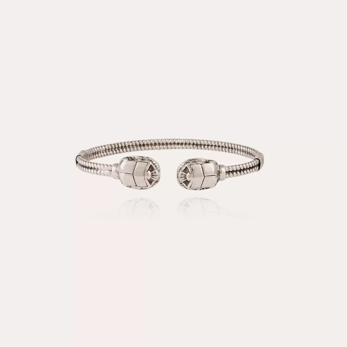 Gas Bijoux Bracelet Duality grand Scaramouche torsade argenté Online