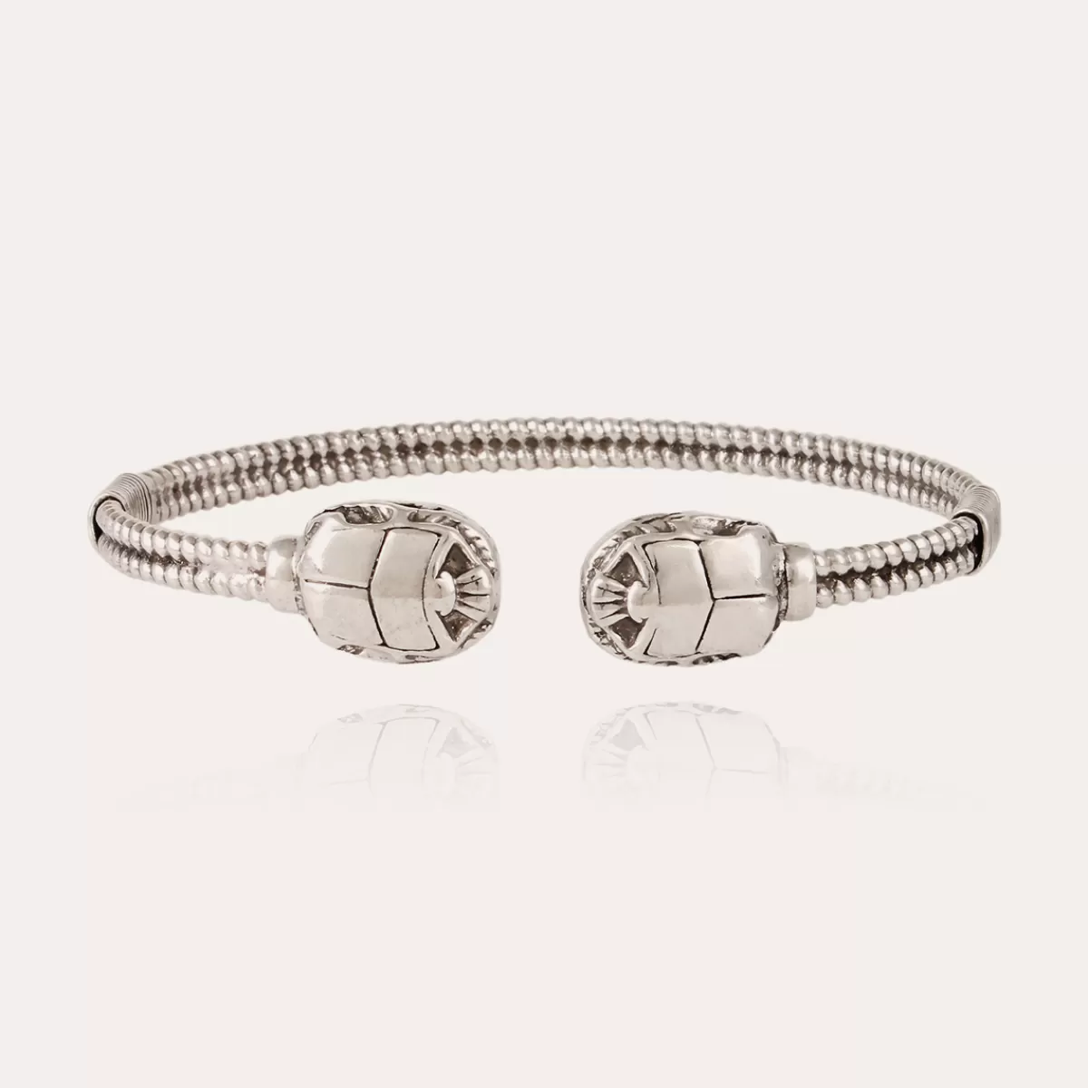 Gas Bijoux Bracelet Duality grand Scaramouche torsade argenté Online