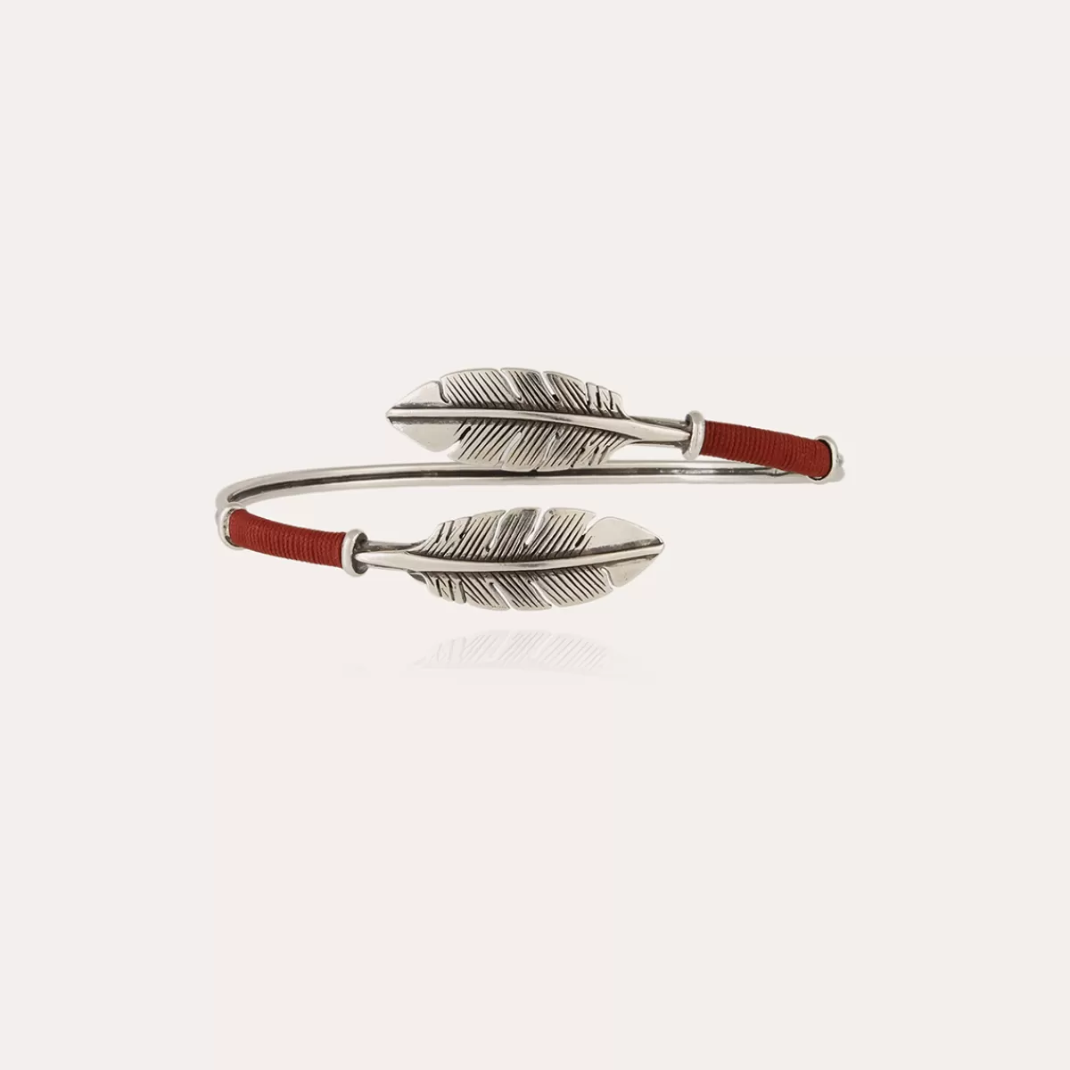 Gas Bijoux Bracelet Duality Penna grand modèle argenté New