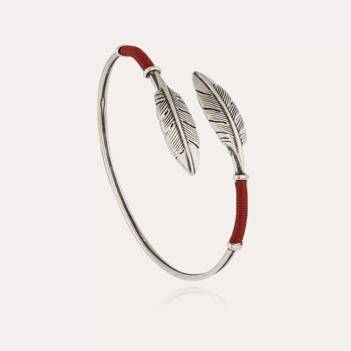 Gas Bijoux Bracelet Duality Penna grand modèle argenté New