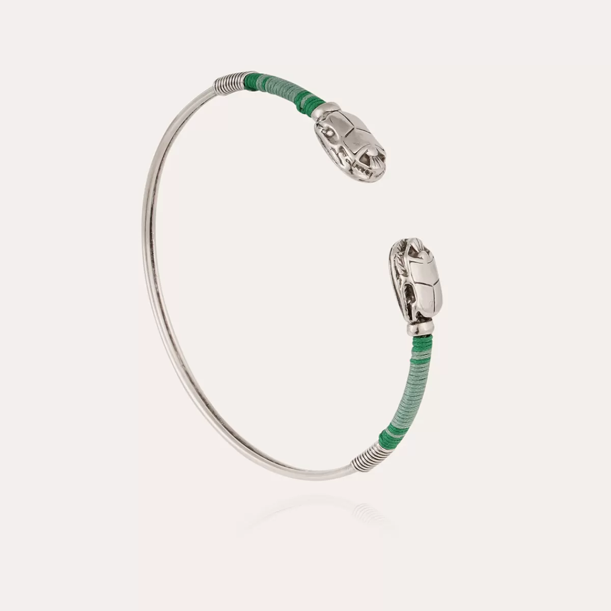Gas Bijoux Bracelet Duality Scaramouche grand modèle argenté Online