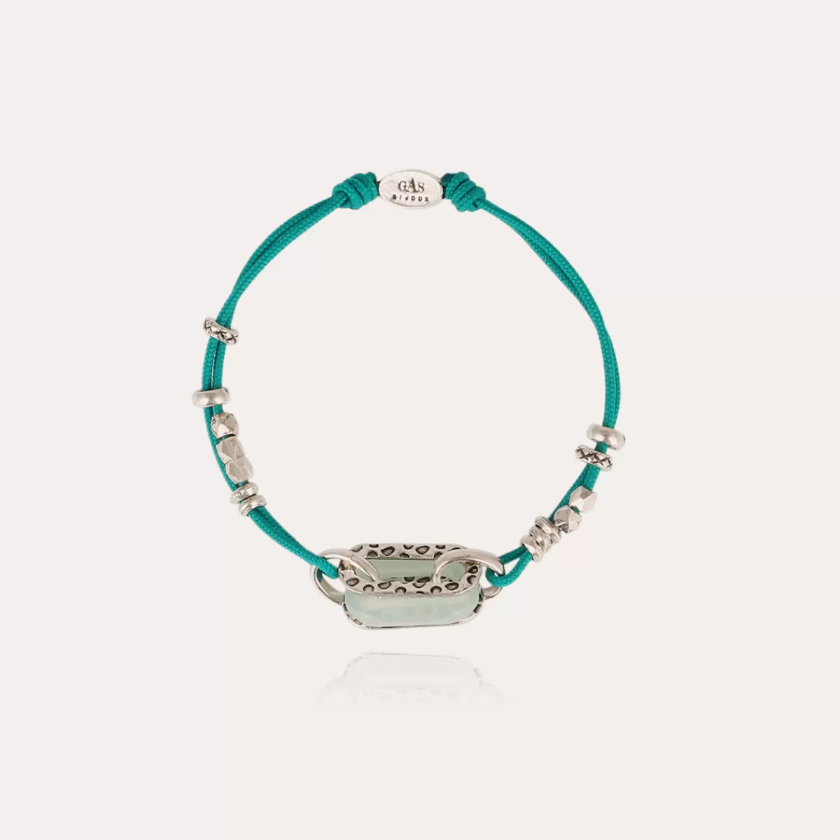 Gas Bijoux Bracelet Escale acétate argenté - Bleu acqua Cheap