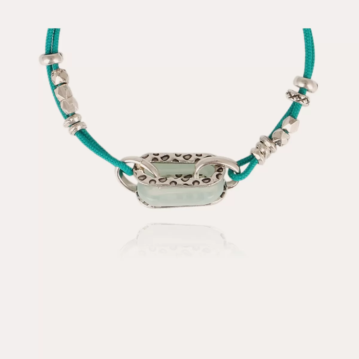 Gas Bijoux Bracelet Escale acétate argenté - Bleu acqua Cheap