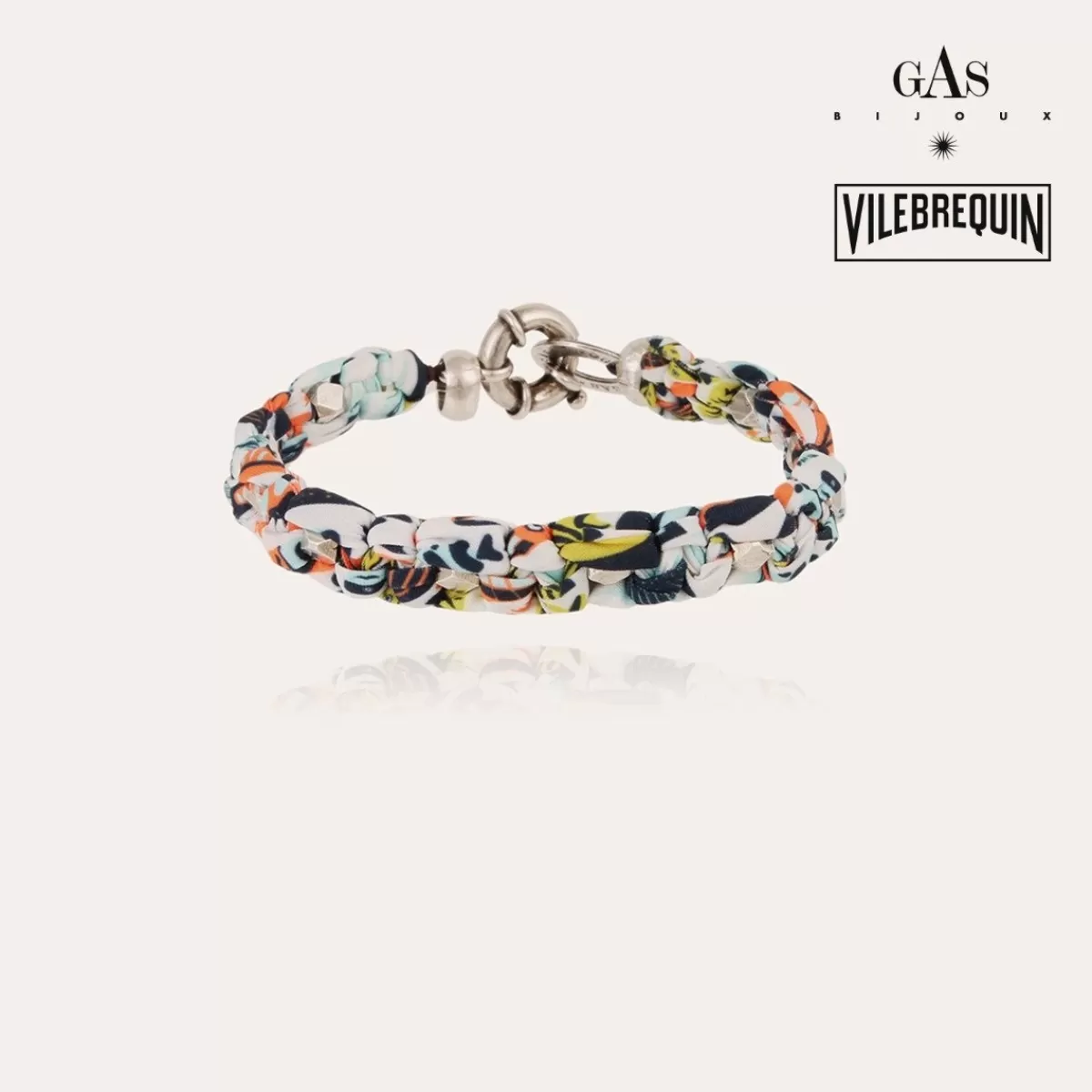 Gas Bijoux Bracelet Fabrik Vilebrequin grand modèle argenté Cheap