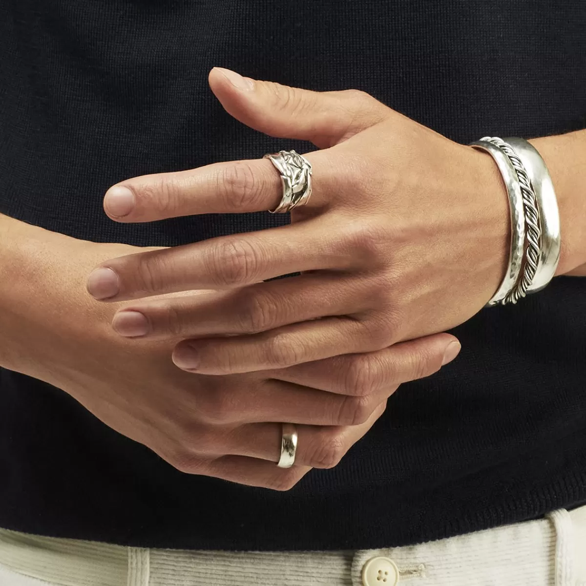 Gas Bijoux Bracelet Jonc argenté Flash Sale