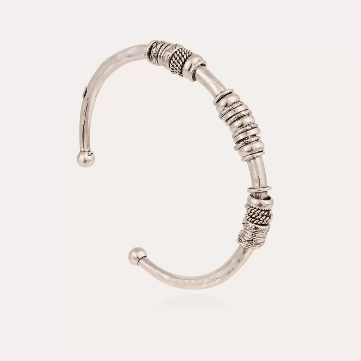 Gas Bijoux Bracelet jonc Maranzana grand modèle argenté Cheap