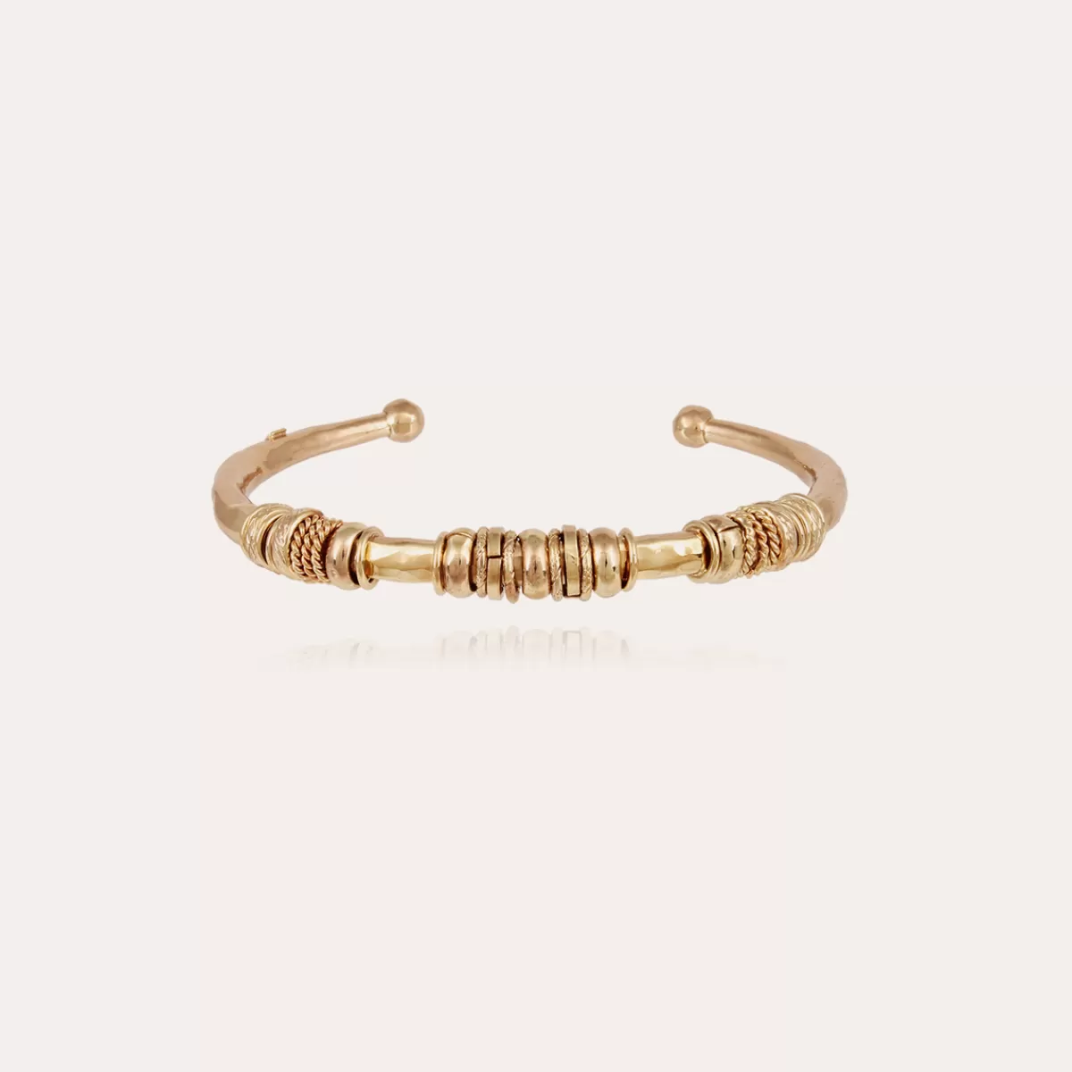 Gas Bijoux Bracelet jonc Maranzana grand modèle doré New