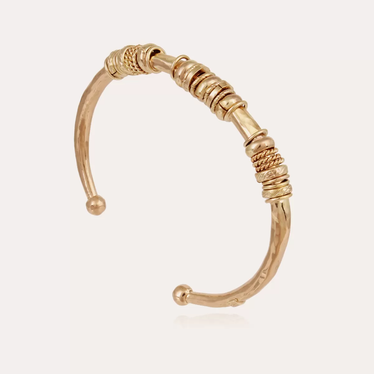 Gas Bijoux Bracelet jonc Maranzana grand modèle doré New