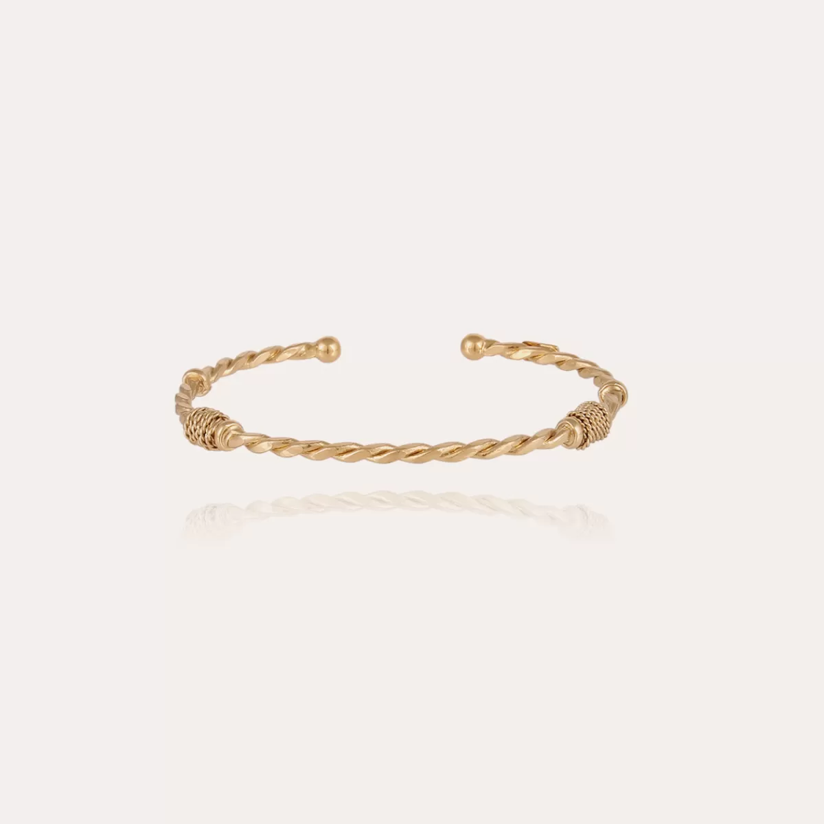Gas Bijoux Bracelet jonc Torsade petit modèle doré Flash Sale