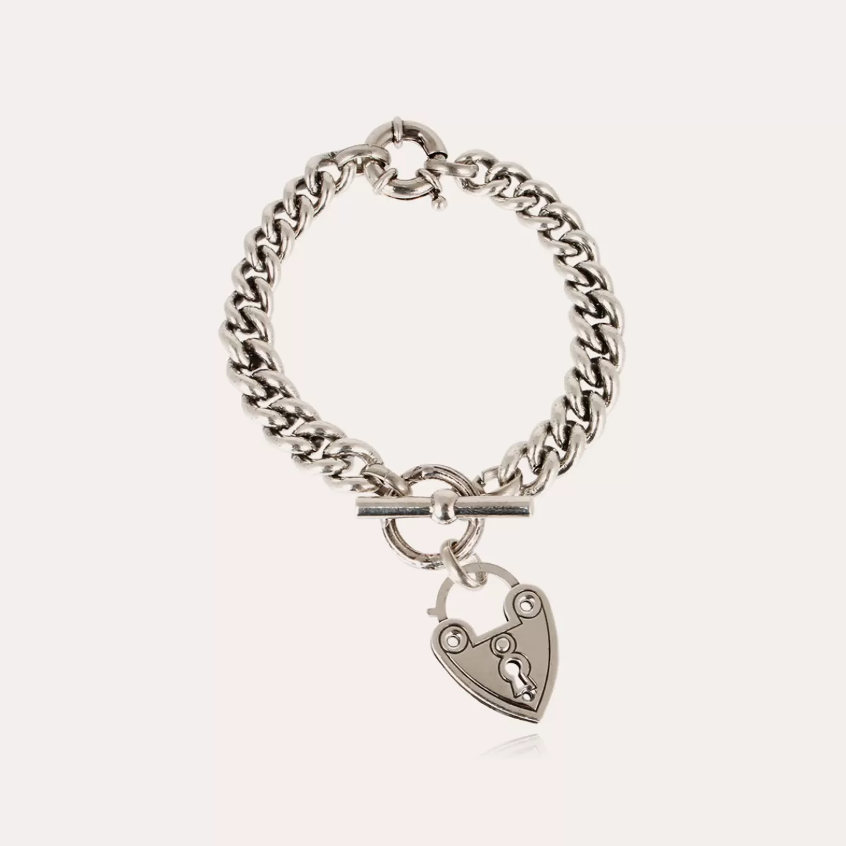 Gas Bijoux Bracelet Locked argenté New
