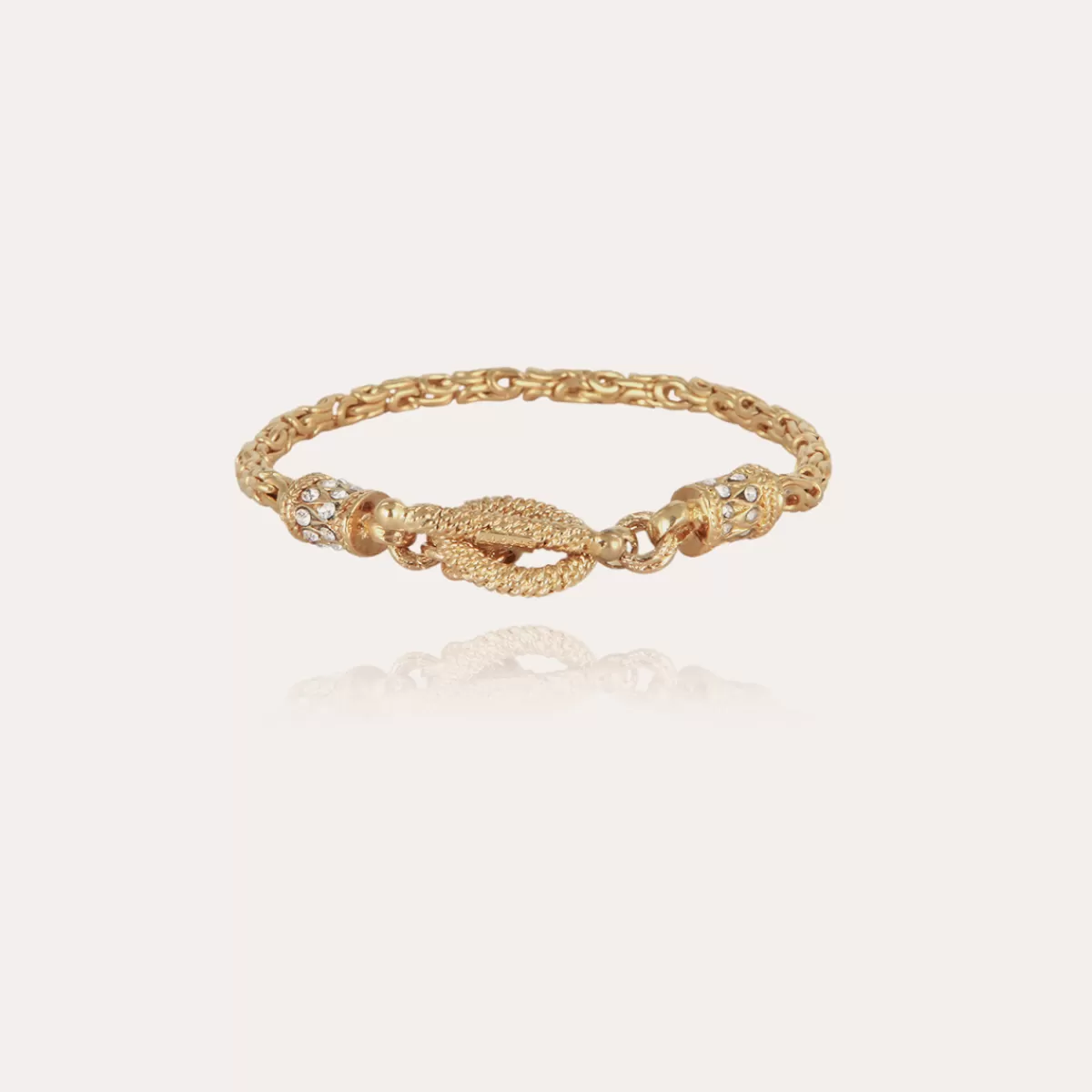 Gas Bijoux Bracelet Maglia doré Cristal Outlet