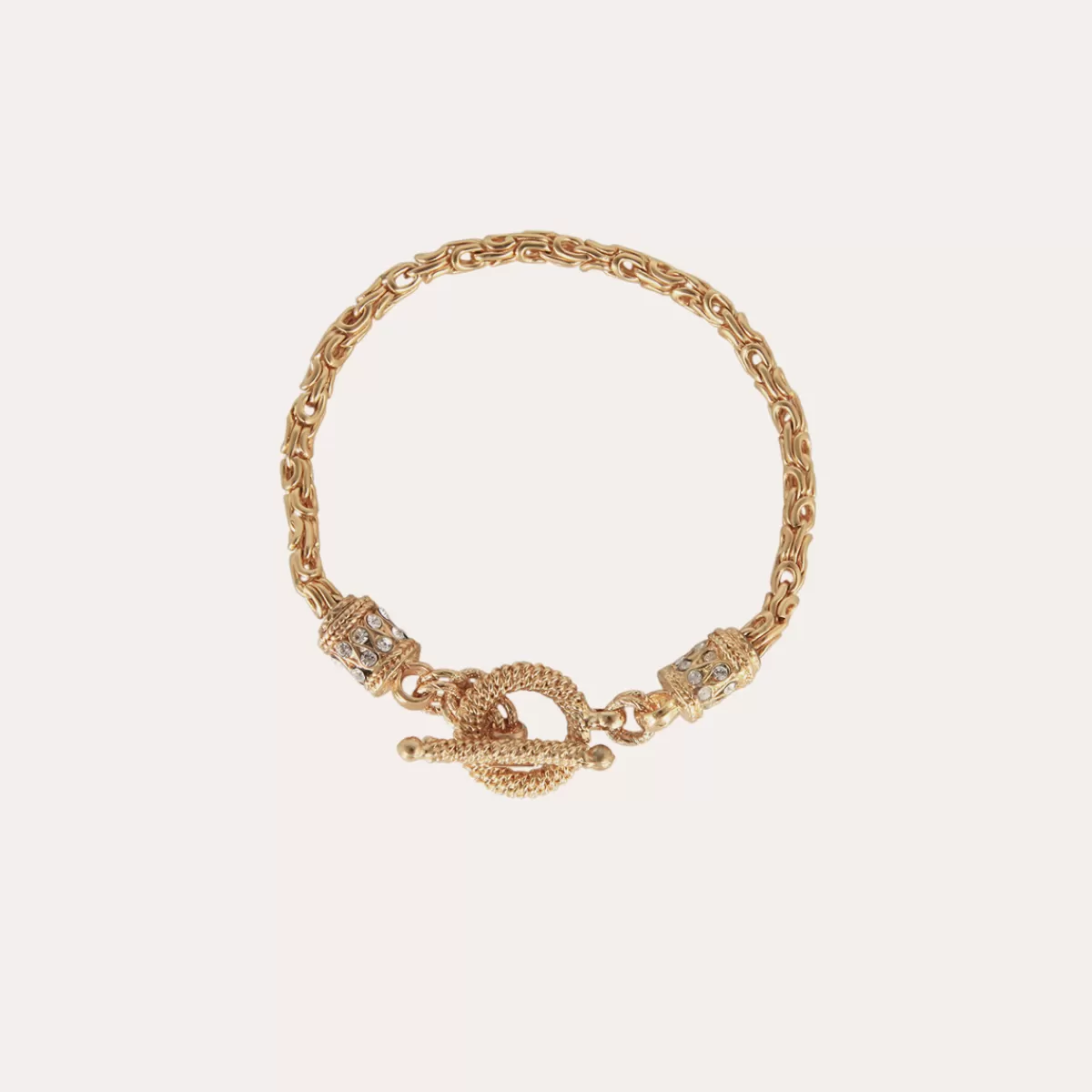 Gas Bijoux Bracelet Maglia doré Cristal Outlet