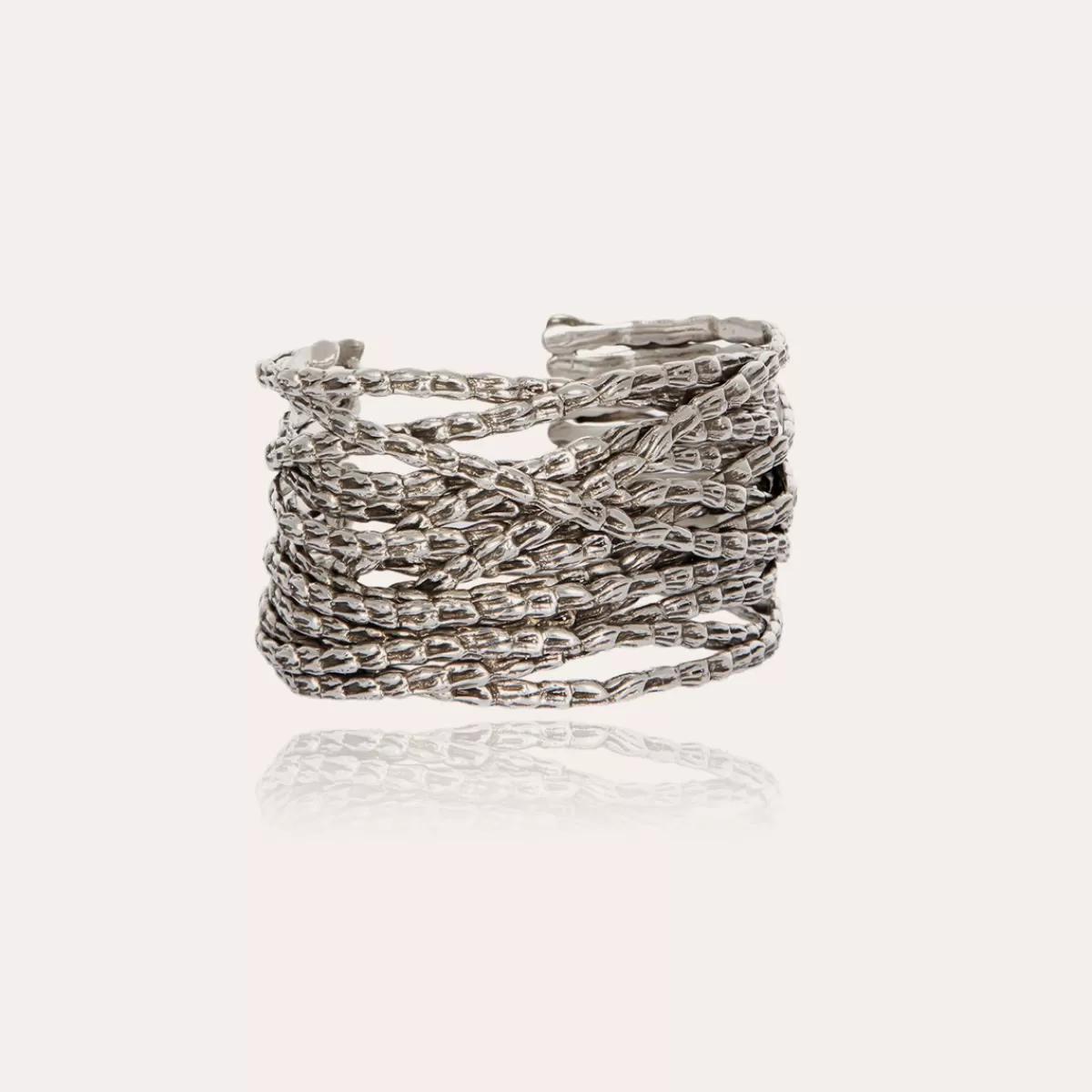 Gas Bijoux Bracelet manchette Liane argenté Clearance