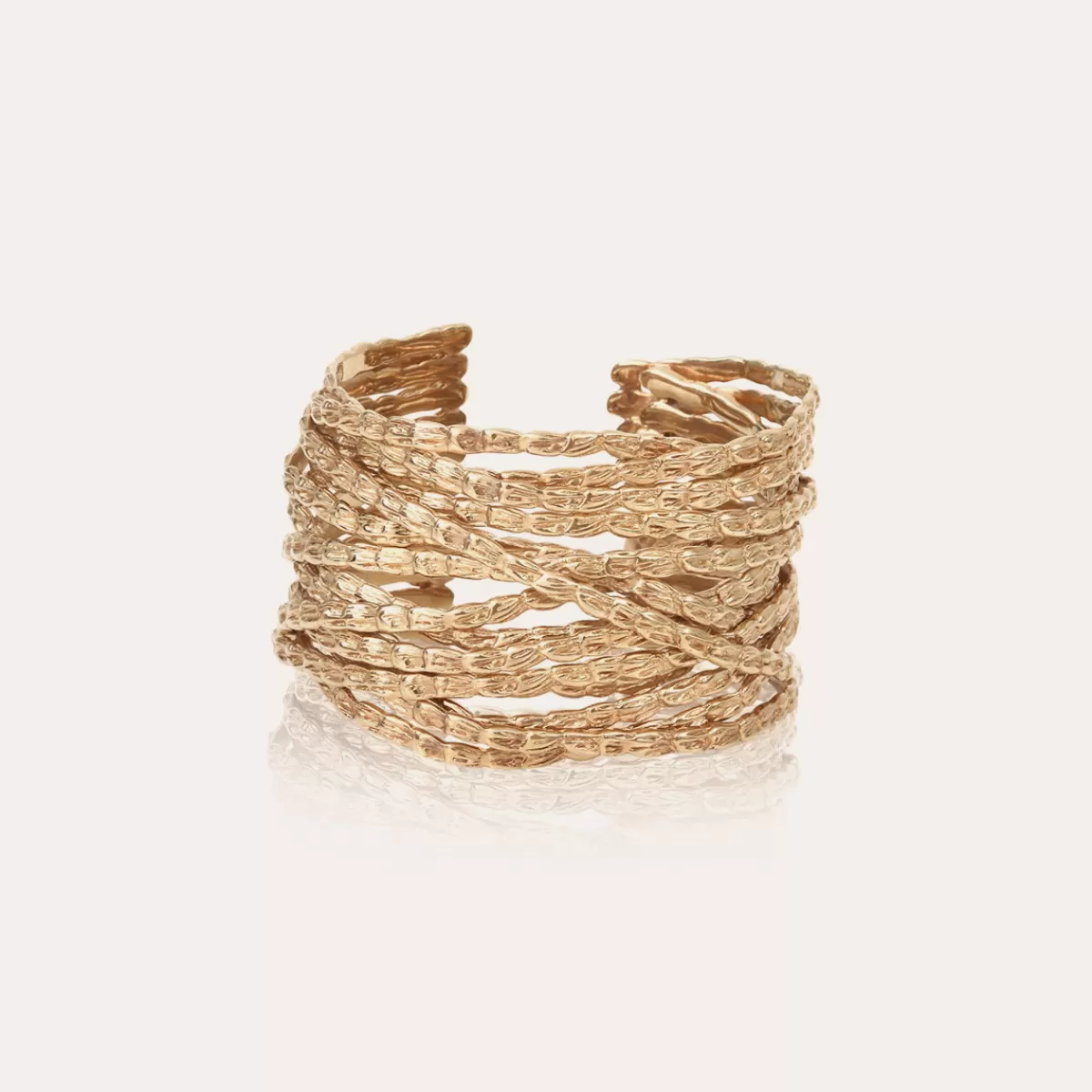 Gas Bijoux Bracelet manchette Liane doré New