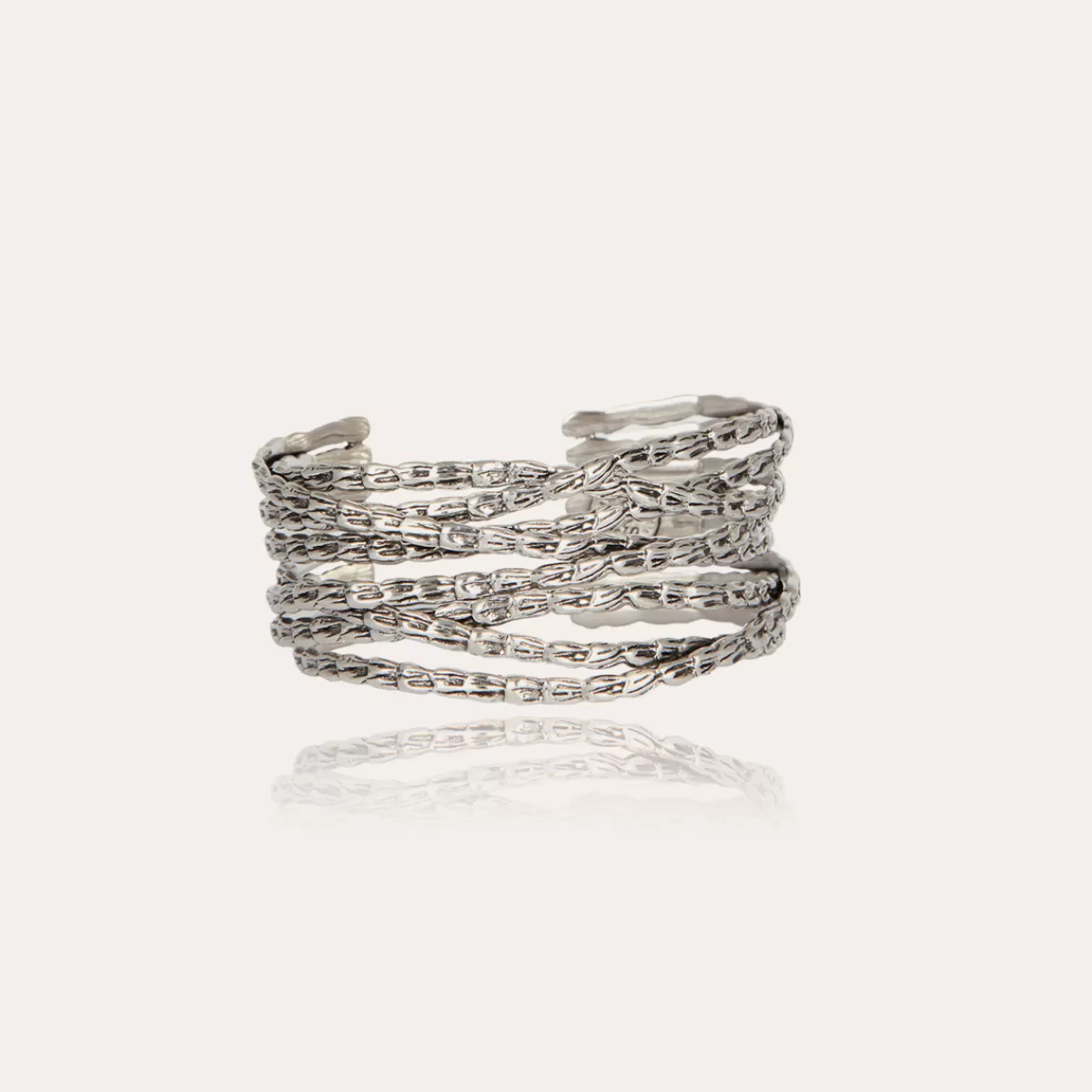 Gas Bijoux Bracelet manchette Liane petit modèle argenté Sale