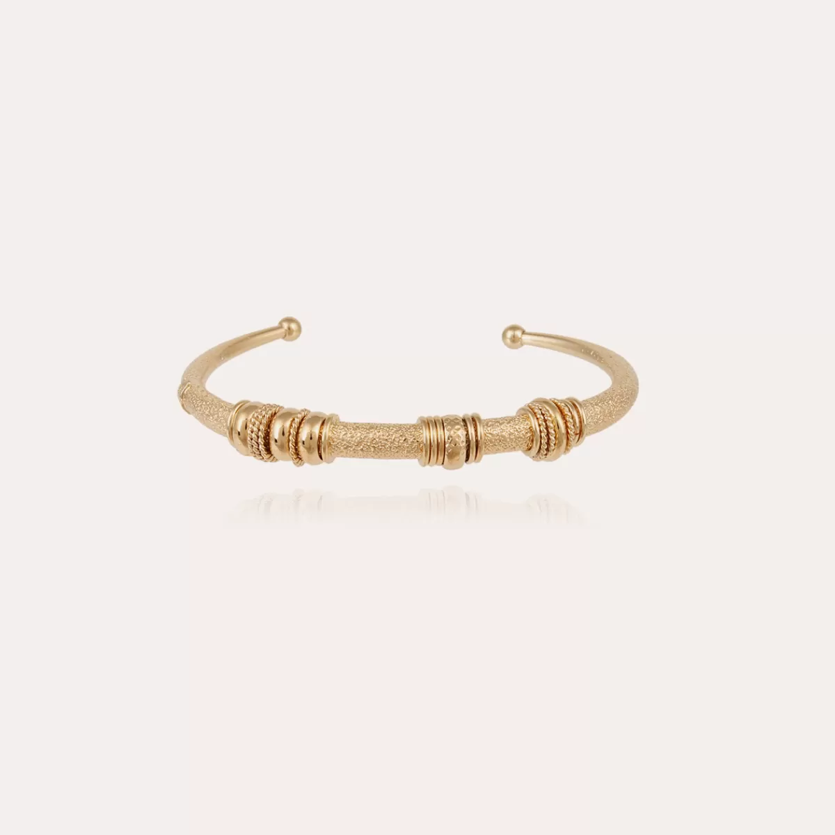 Gas Bijoux Bracelet Maranzana martelé Doré Sale