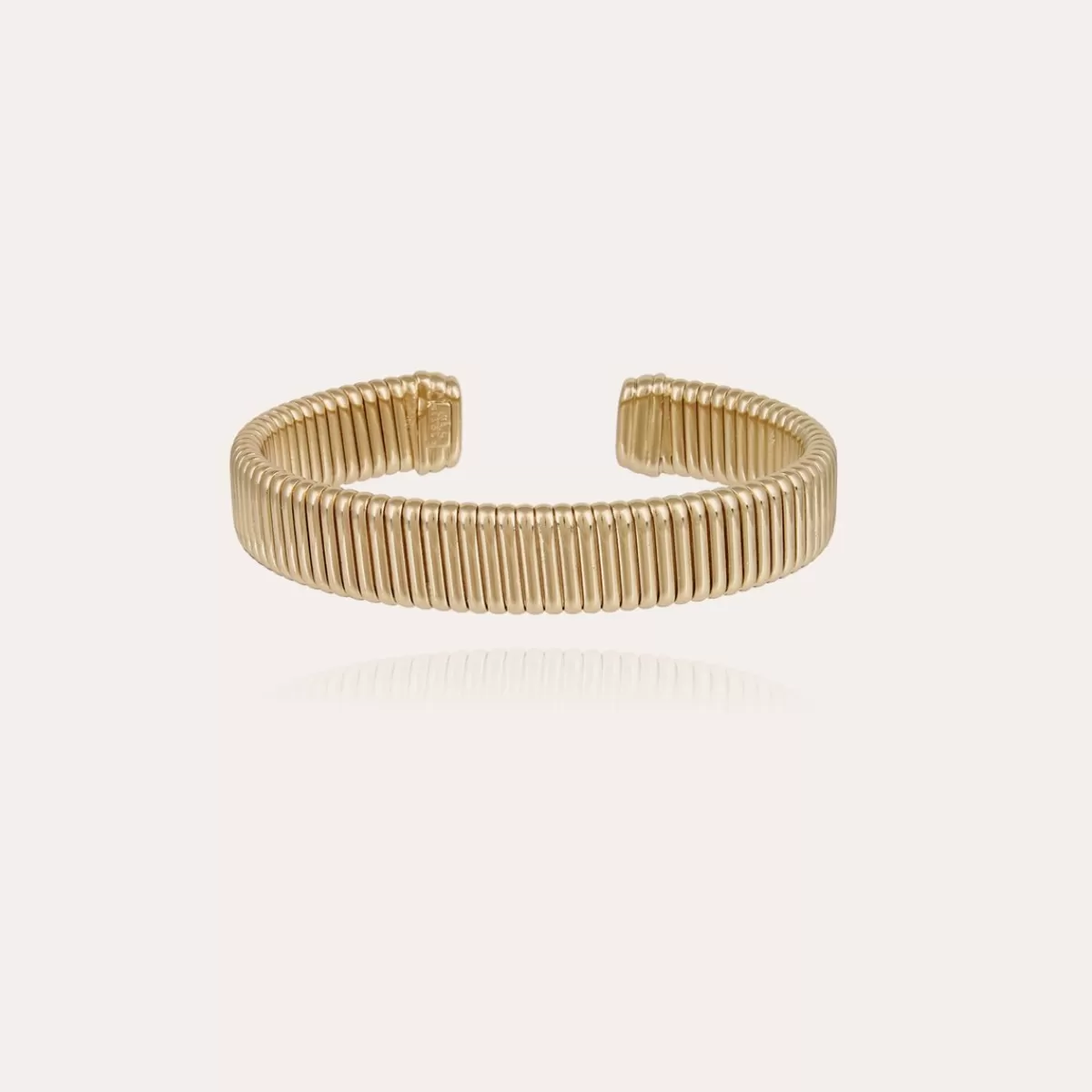 Gas Bijoux Bracelet Milos grand modèle doré Best Sale