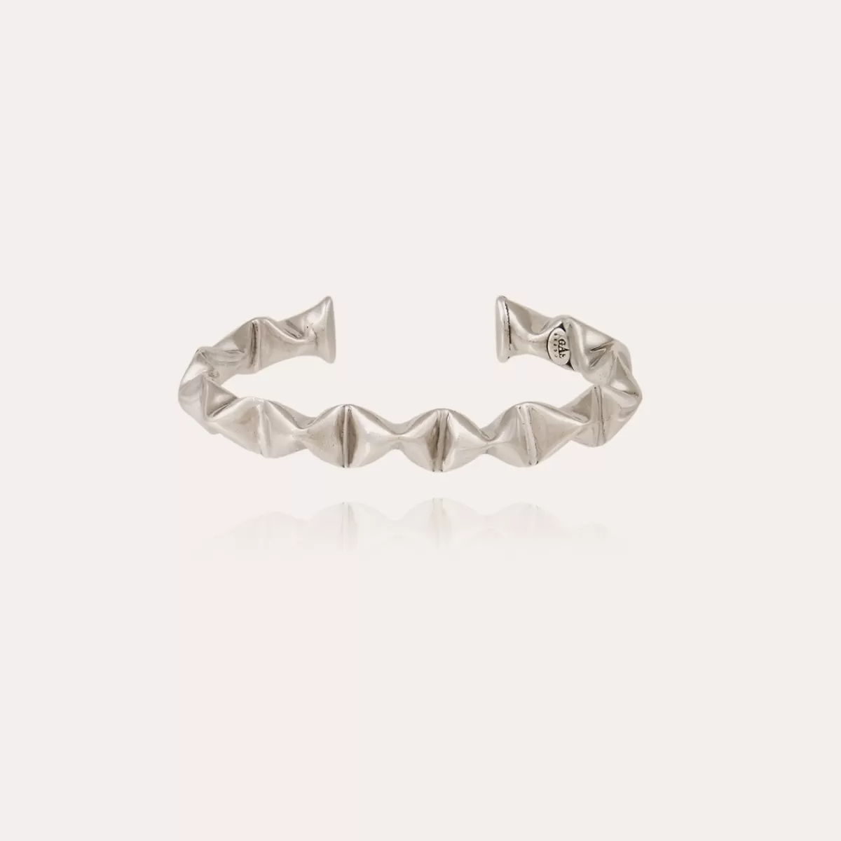 Gas Bijoux Bracelet Moki jonc grand modèle argenté Sale