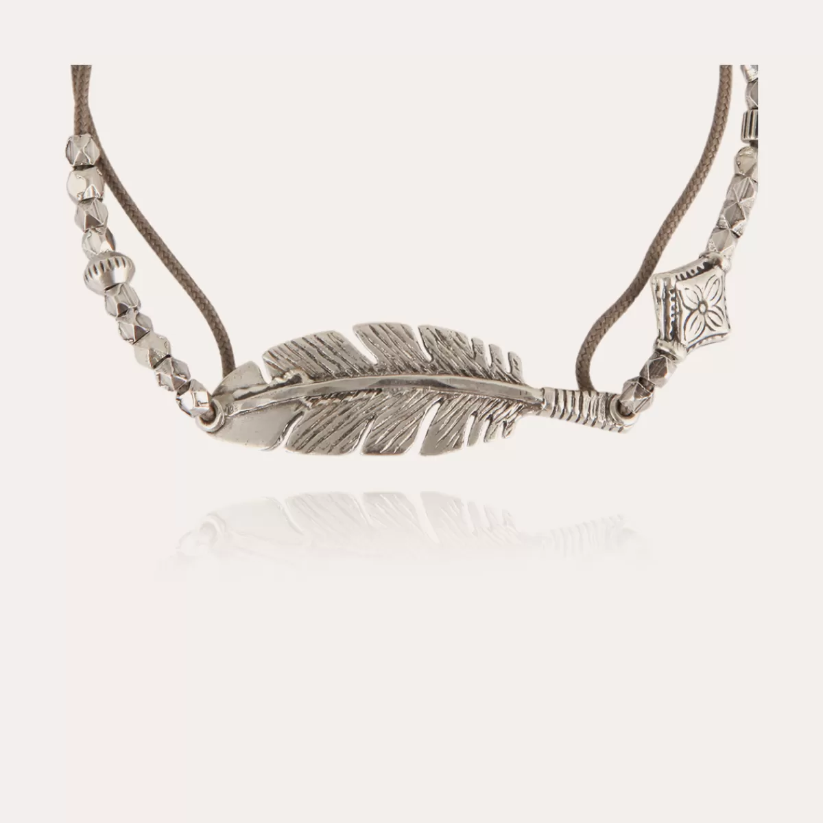 Gas Bijoux Bracelet Penna grand modèle argenté Shop