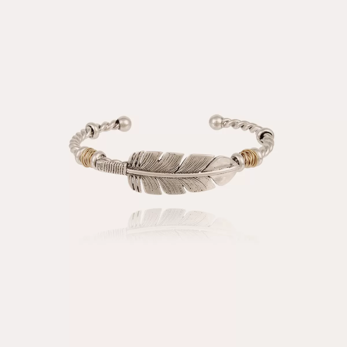 Gas Bijoux Bracelet Penna jonc grand modèle bicolore Online