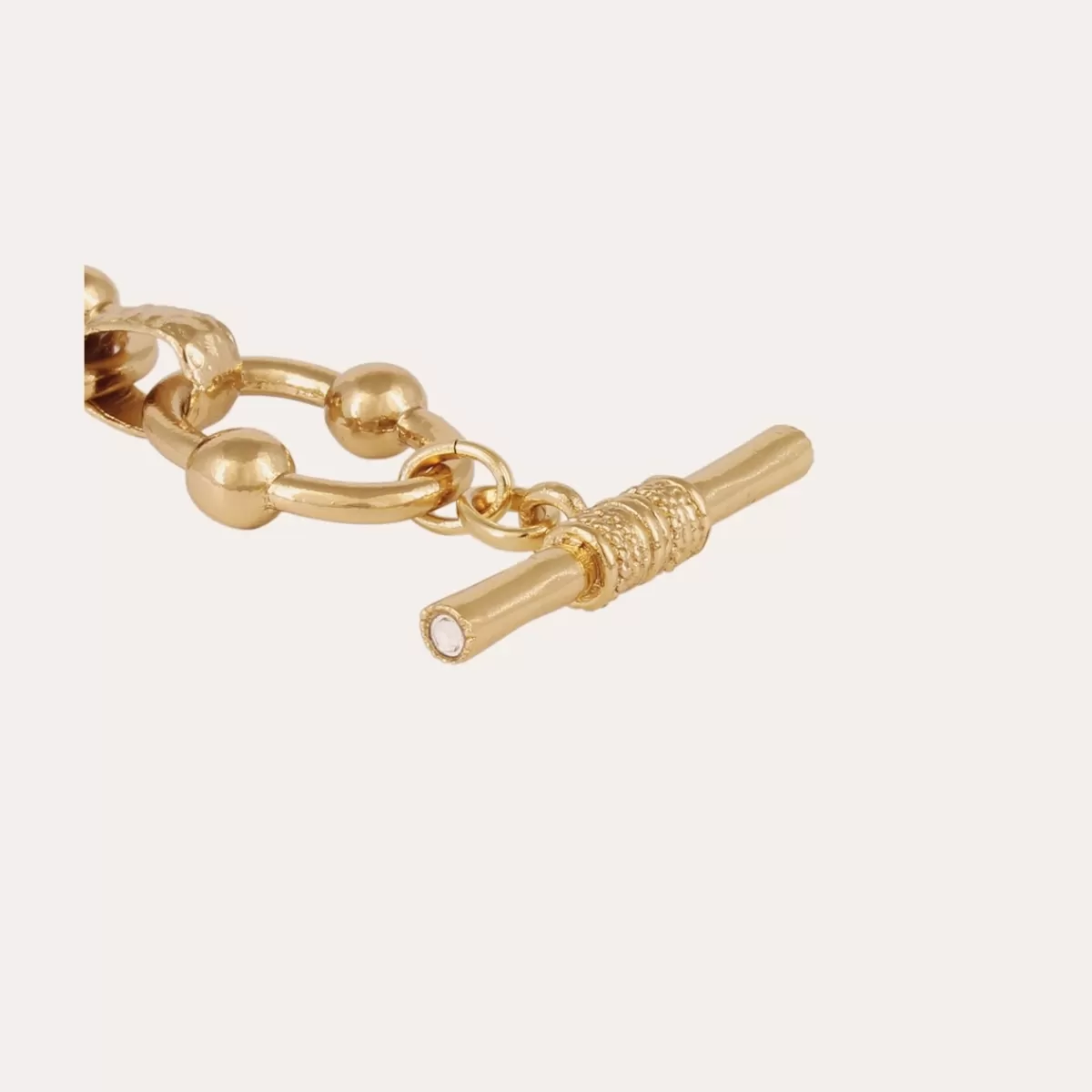 Gas Bijoux Bracelet Rivage doré Cristal Cheap