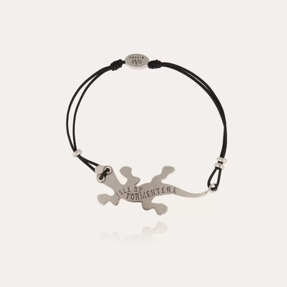 Gas Bijoux Bracelet Salamandre grand modèle argenté New