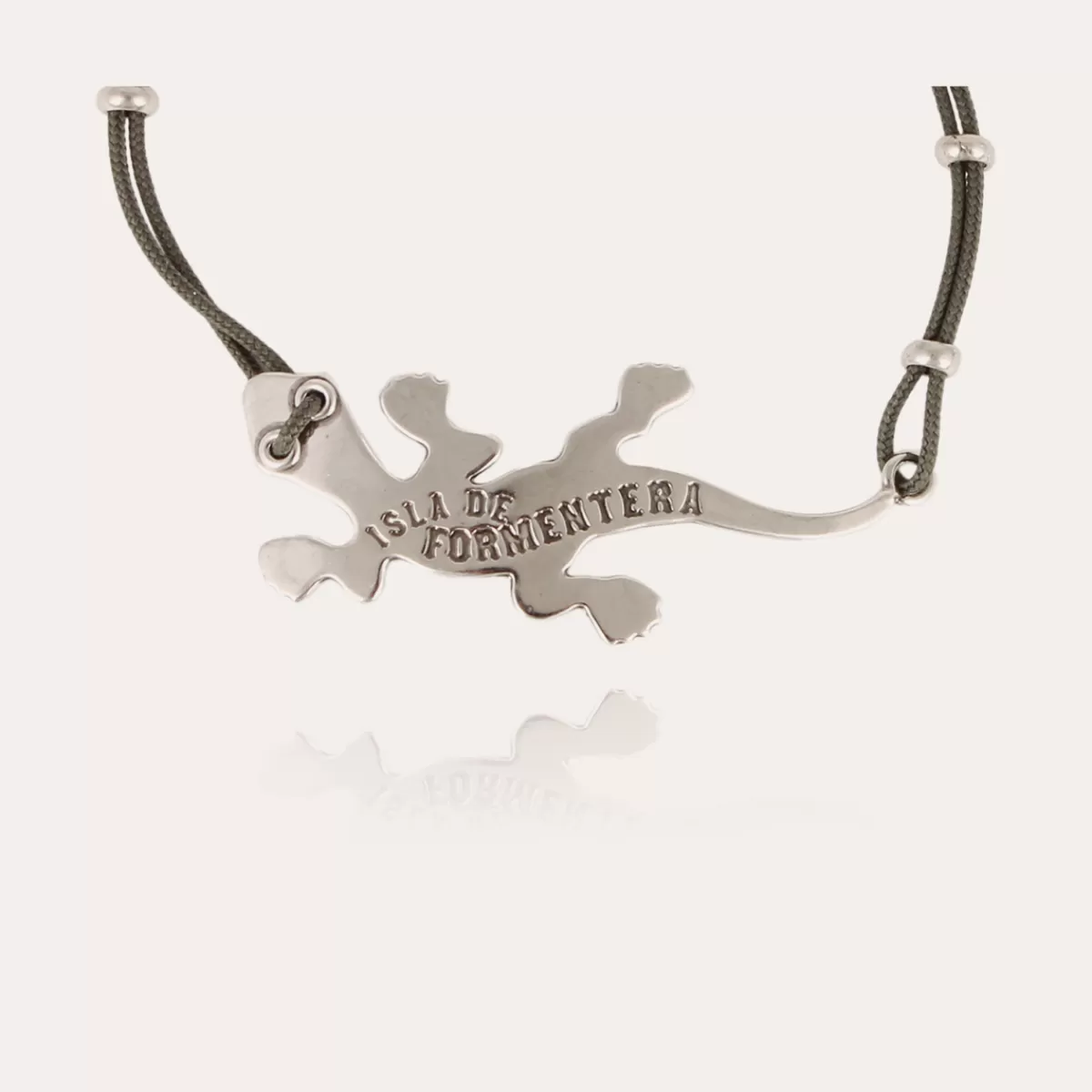 Gas Bijoux Bracelet Salamandre grand modèle argenté Sale