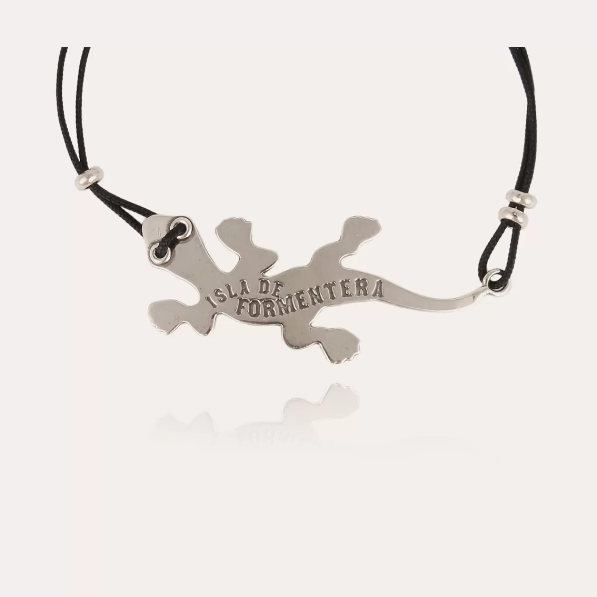 Gas Bijoux Bracelet Salamandre grand modèle argenté New