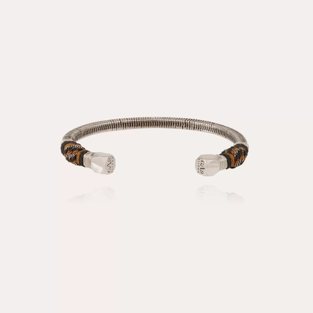 Gas Bijoux Bracelet Sari grand modèle argenté Sale