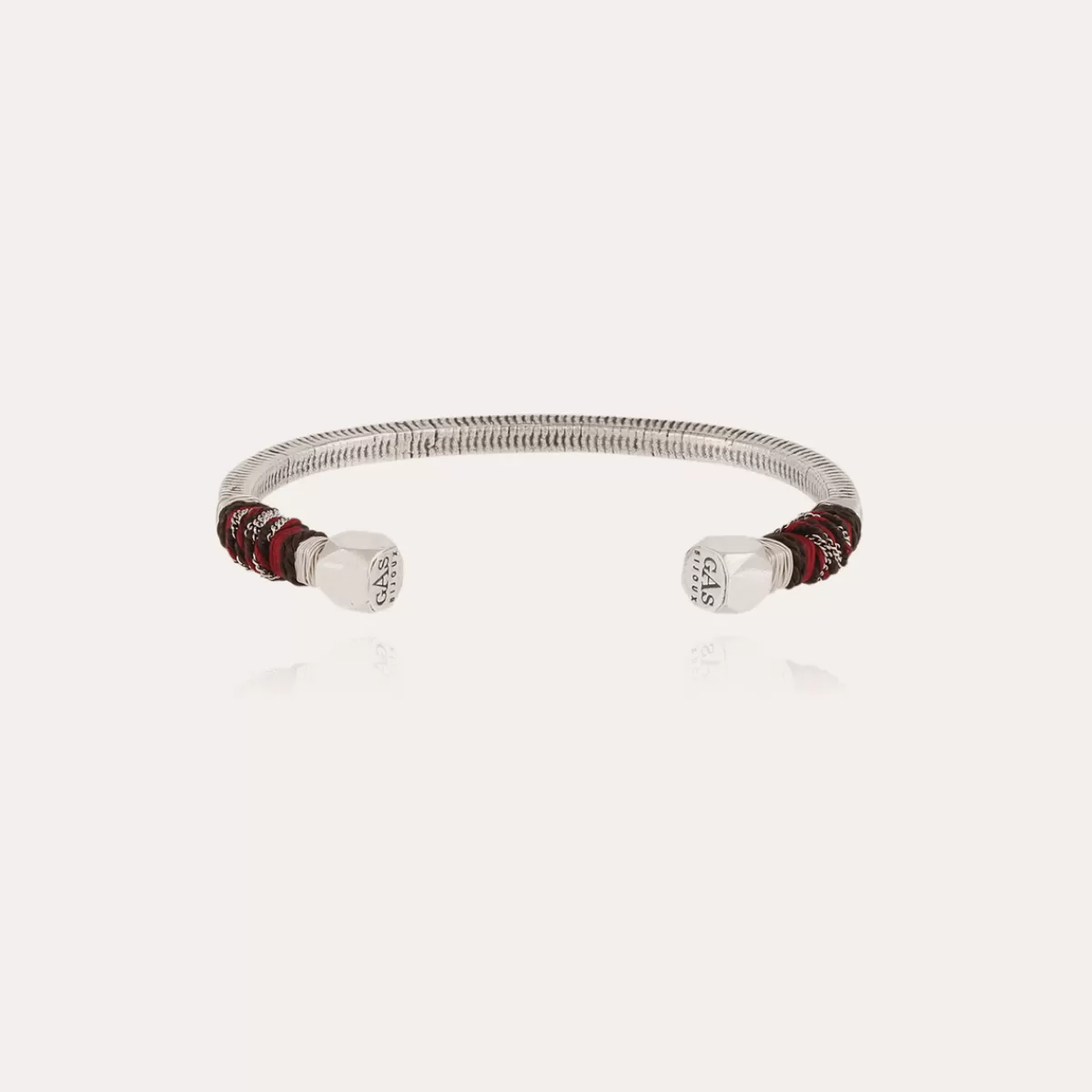 Gas Bijoux Bracelet Sari grand modèle argenté Sale