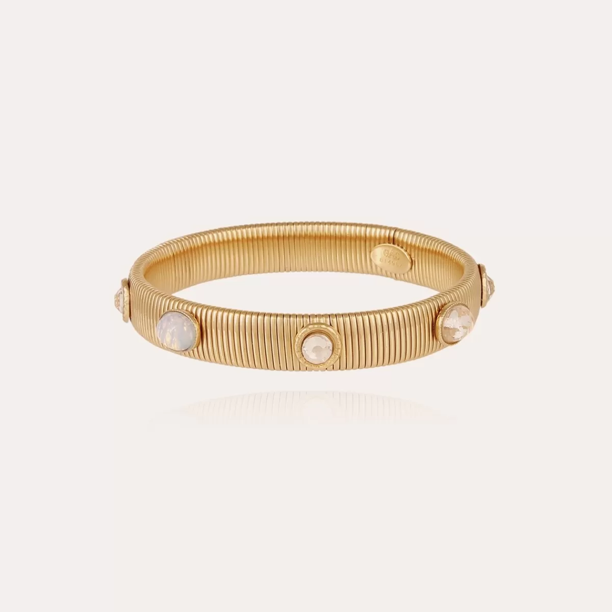 Gas Bijoux Bracelet Strada petit modèle doré Cristal Cheap
