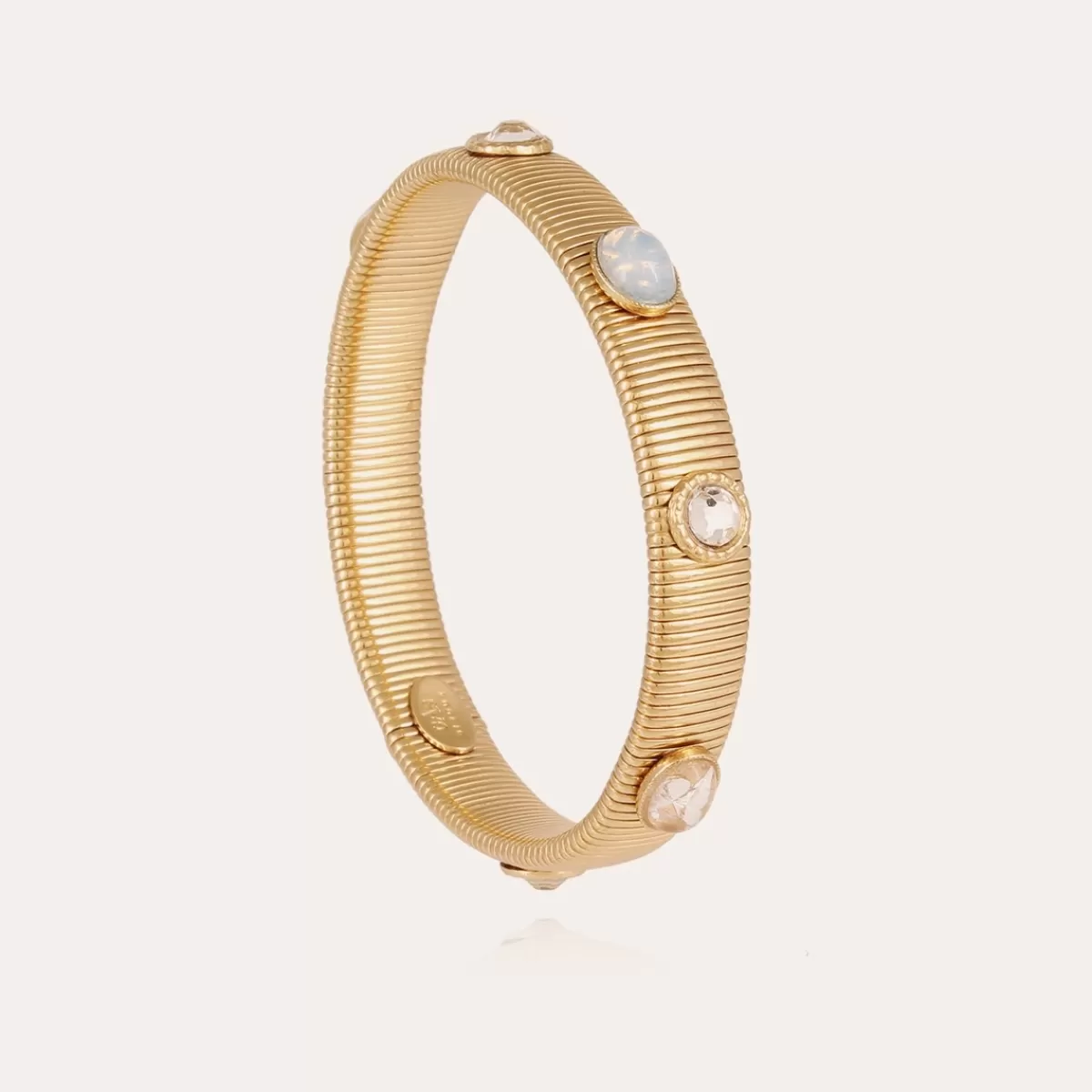 Gas Bijoux Bracelet Strada petit modèle doré Cristal Cheap