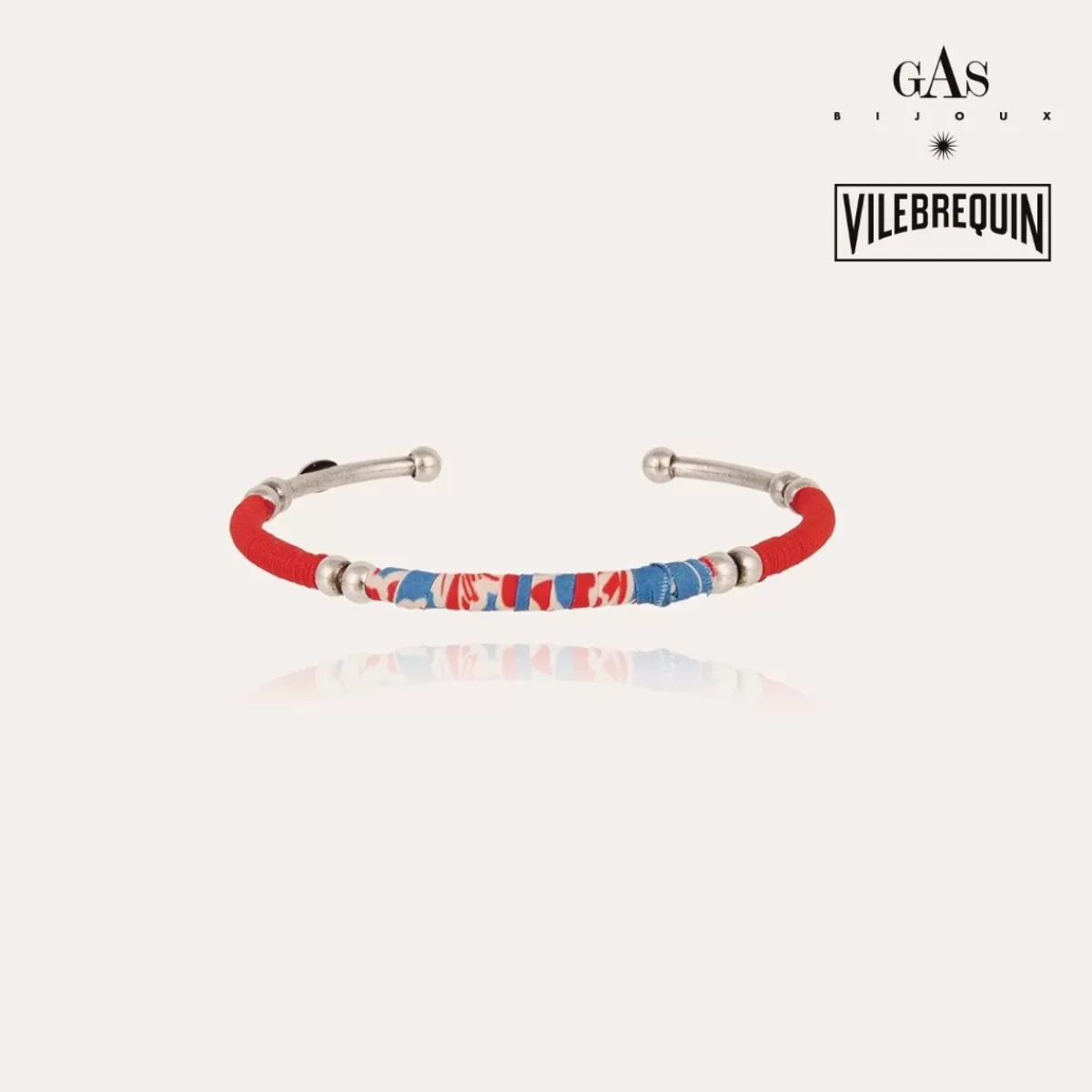 Gas Bijoux Bracelet Zanzibar Vilebrequin grand modèle argenté Store