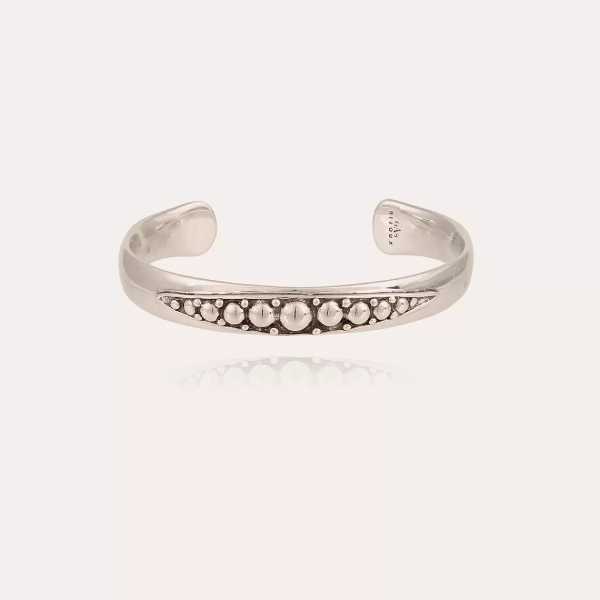 Gas Bijoux Bracelet Ziggy grand modèle argenté Discount